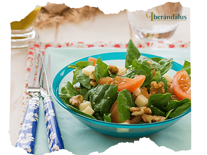 Ensalada de Espinacas con Feudo Verde